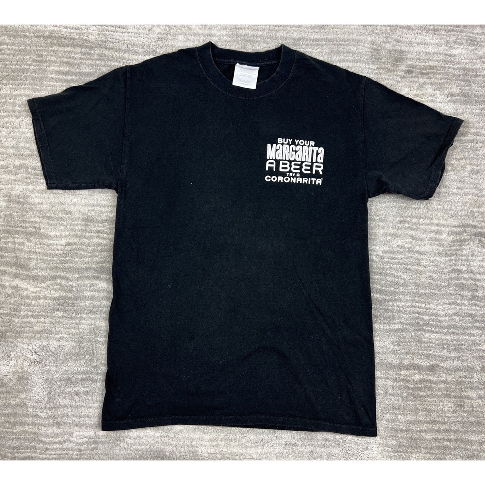 Port and Company T-Shirt Mens S Black CoronaRita Margarita‎ Madness Graphic Tee